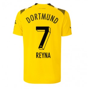 Borussia Dortmund Giovanni Reyna #7 Tredje Tröja 2022-23 Korta ärmar